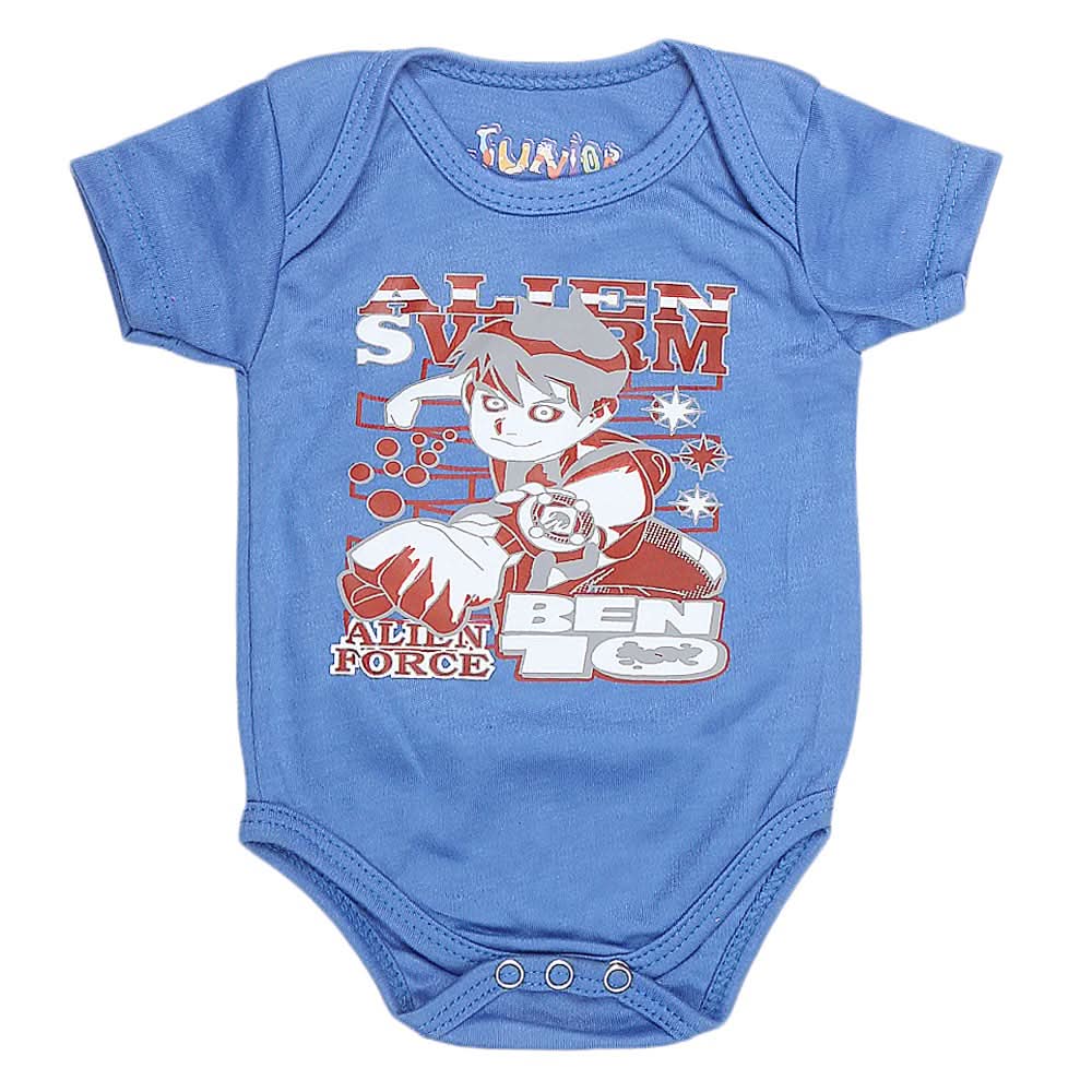 Newborn Girls Romper - Blue - test-store-for-chase-value