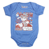 Newborn Girls Romper - Blue - test-store-for-chase-value