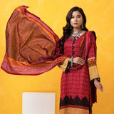 Erum Misha Printed Lawn 3 Pcs Unstitched Suit - 4, Women, 3Pcs Shalwar Suit, Erum Misha, Chase Value