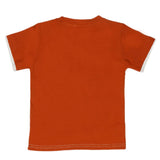 Boys Half Sleeves T-Shirt - Rust, Kids, Boys T-Shirts, Chase Value, Chase Value