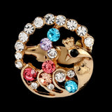 Women's Scarf Brooch - Golden, Women, Scarf Pins & Brooches, Chase Value, Chase Value