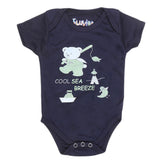 Newborn Girls Romper - Dark Blue - test-store-for-chase-value