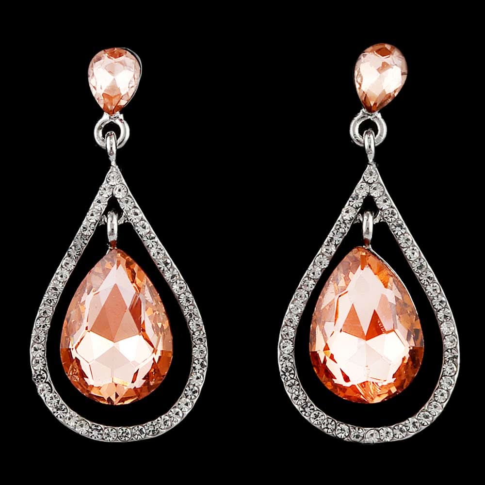 Women's Fancy Earrings - Peach, Jewellery, Chase Value, Chase Value