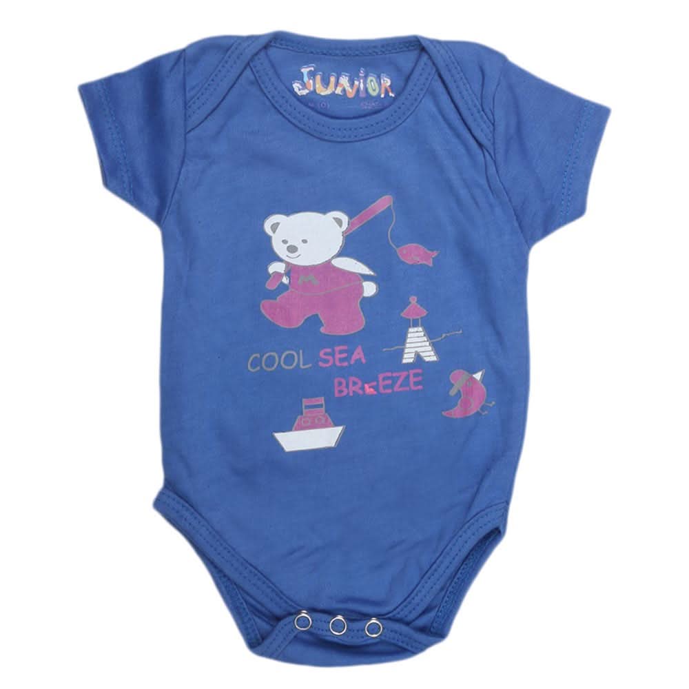 Newborn Girls Romper - Blue - test-store-for-chase-value