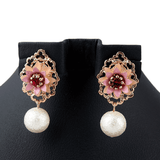 Women's Fancy Ear Tops - Golden - test-store-for-chase-value