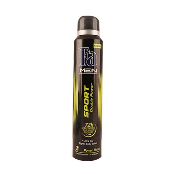 Fa Men Deodorant Spray Double Power 200ml, Beauty & Personal Care, Men Body Spray And Mist, Chase Value, Chase Value