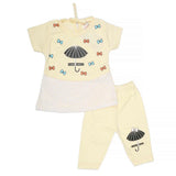 Newborn Girls Suit 2Pcs - Yellow, Kids, NB Girls Sets And Suits, Chase Value, Chase Value