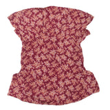 Girls Woven Half Sleeves Top - Dark Purple, Kids, Tops, Chase Value, Chase Value