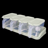 Spice Box 4 Pcs - Green, Crockery & Kitchenware, Chase Value, Chase Value