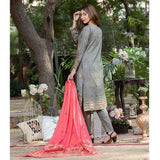 GUL E BAHAR Jacquard Banarsi Lawn 3 Pcs Un-Stitched Suit Vol 1 - 5, Women, 3Pcs Shalwar Suit, Rana Arts, Chase Value