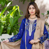 GUL E BAHAR Jacquard Banarsi Lawn 3 Pcs Un-Stitched Suit Vol 1 - 6, Women, 3Pcs Shalwar Suit, Rana Arts, Chase Value