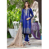 GUL E BAHAR Jacquard Banarsi Lawn 3 Pcs Un-Stitched Suit Vol 1 - 6, Women, 3Pcs Shalwar Suit, Rana Arts, Chase Value