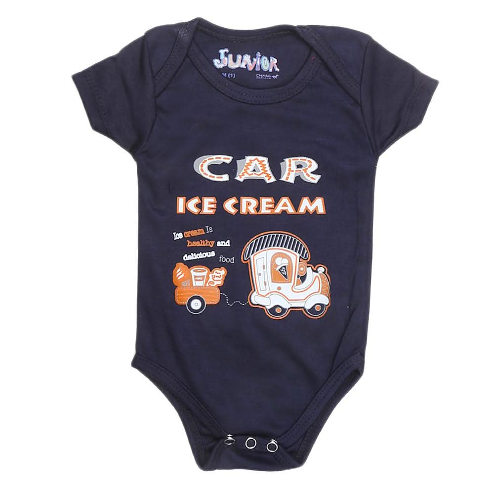 Newborn Girls Romper - Dark Blue - test-store-for-chase-value