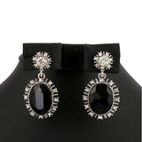 Women's Fancy Earrings - Silver Black, Jewellery, Chase Value, Chase Value