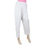 Women's Printed Woven Trouser - White, Women, Pants & Tights, Chase Value, Chase Value