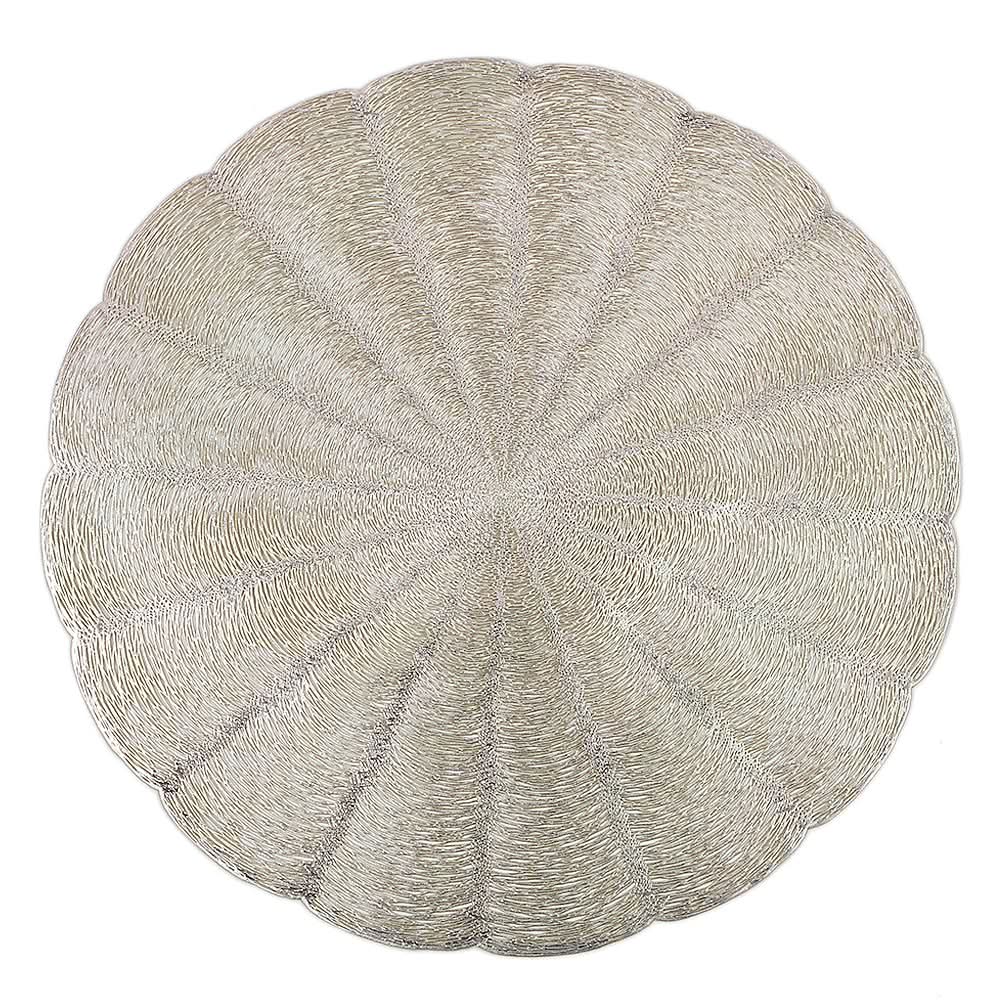 Table Mat Vinyl 6 Pcs Set - F - Golden, Home & Lifestyle, Mats, Chase Value, Chase Value