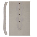 Men's Mashriq Embroidered Un-Stitched Suit - Grey, Men, Unstitched Fabric, Chase Value, Chase Value