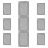 Table Mat with Runner - 7Pcs - Grey, Home & Lifestyle, Mats, Chase Value, Chase Value