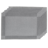 Table Mat with Runner - 7Pcs - Grey, Home & Lifestyle, Mats, Chase Value, Chase Value