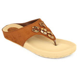 Women's Softy Slipper ( H-551 ) - Mustard, Women, Slippers, Chase Value, Chase Value