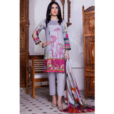 Halime Sultan Digital Printed Lawn 2Pcs Unstitched Suit - V1 - 4, Women, 2Pcs Shalwar Suit, Halima Sultan, Chase Value
