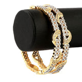 Women's Bangle- Golden, Women, Bangles & Bracelets, Chase Value, Chase Value