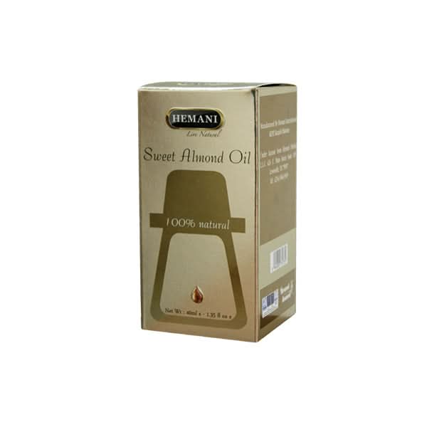 Hemani Herbal Oil 40 ML - Sweet Almond, Beauty & Personal Care, Hair Oils, WB By Hemani, Chase Value