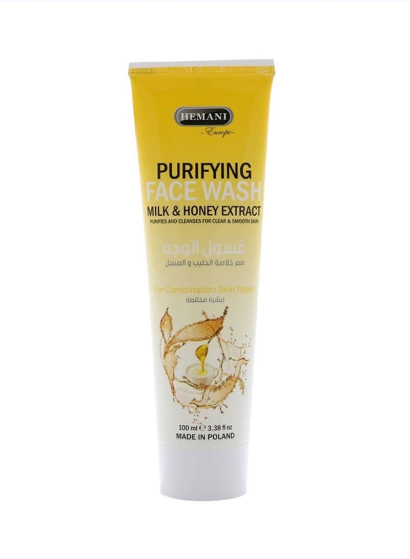 Hemani Face Wash 100 ML - Purifying Milk & Honey, Beauty & Personal Care, Face Washes, WB By Hemani, Chase Value
