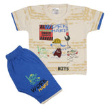 Newborn Boys Half sleeves Suit - Blue, Kids, Newborn Boys Sets And Suits, Chase Value, Chase Value