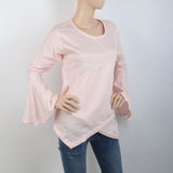 Women's Front Lace Top With Cut Daman - Pink, Women, Ready Kurtis, Chase Value, Chase Value