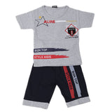 Boys Short Suit - Grey, Kids, Boys Sets And Suits, Chase Value, Chase Value