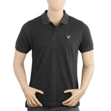 Men's Half Sleeves Polo T-Shirt - Dark Grey, Men's T-Shirts & Polos, Chase Value, Chase Value