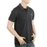 Men's Half Sleeves Polo T-Shirt - Dark Grey, Men's T-Shirts & Polos, Chase Value, Chase Value