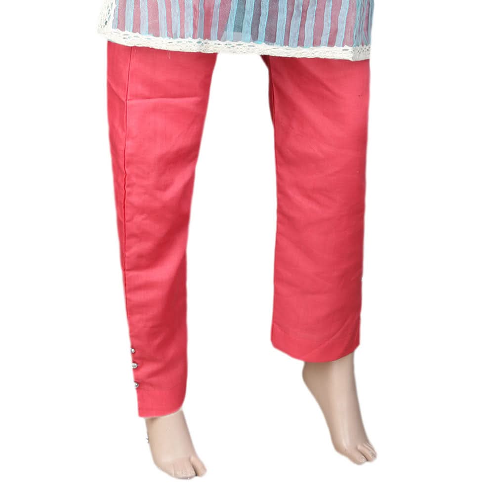 Women's Basic Trouser - PInk, Women, Pants & Tights, Chase Value, Chase Value
