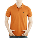 Men's Half Sleeves Polo T-Shirt - Brown, Men's T-Shirts & Polos, Chase Value, Chase Value