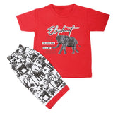 Boys Short Suit - Red, Kids, Boys Sets And Suits, Chase Value, Chase Value