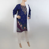 Women's Embroidered 3 Piece Suit - Royal Blue, Women, Shalwar Suits, Chase Value, Chase Value