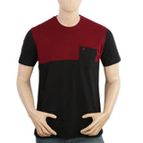 Men's Half Sleeves T-Shirt - Maroon, Men's T-Shirts & Polos, Chase Value, Chase Value