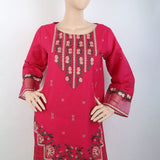 Women's Embroidered 3 Piece Suit - Pink, Women, Shalwar Suits, Chase Value, Chase Value