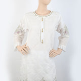 Women's Fancy 3 Piece Suit - White, Women, Shalwar Suits, Chase Value, Chase Value