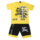 Boys Short Suit - Yellow, Kids, Boys Sets And Suits, Chase Value, Chase Value