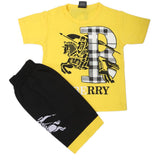 Boys Short Suit - Yellow, Kids, Boys Sets And Suits, Chase Value, Chase Value