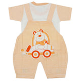Newborn Boys Romper - Peach, Newborn Boys Rompers, Chase Value, Chase Value