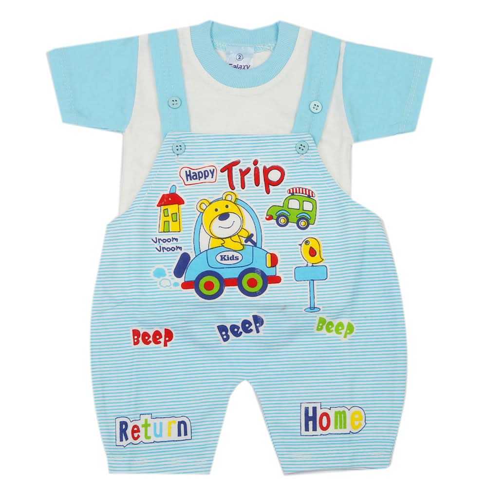 Newborn Boys Romper - Blue, Newborn Boys Rompers, Chase Value, Chase Value