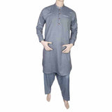 Fancy Shalwar Suit For Men - Gray, Men, Shalwar Kameez, Chase Value, Chase Value