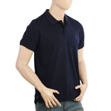 Men's Half Sleeves Polo T-Shirt - Navy Blue, Men's T-Shirts & Polos, Chase Value, Chase Value