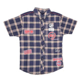 Boys Half Sleeves Casual Shirt - Navy Blue, Kids, Boys Shirts, Chase Value, Chase Value