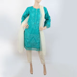 Women's Embroidered 3 Piece Suit - Green, Women, Shalwar Suits, Chase Value, Chase Value
