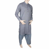 Fancy Shalwar Suit For Men - Gray, Men, Shalwar Kameez, Chase Value, Chase Value