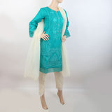 Women's Embroidered 3 Piece Suit - Green, Women, Shalwar Suits, Chase Value, Chase Value
